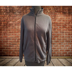 J. Crew Gray Full Zip Jacket - Size Small